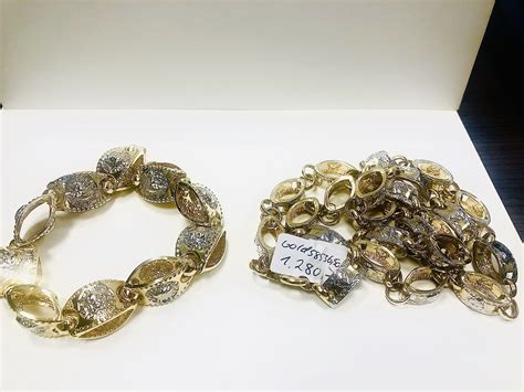 versace armband gold 585